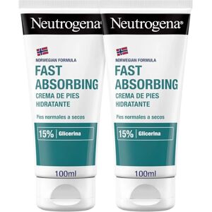 Neutrogena Foot Cream - Moisturising, Immediate Absorption, 2x100ml Neutrogena Foot Cream - Moisturising, Immediate Absorption, 2x100ml