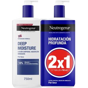 Neutrogena Deep Hydration Lotion - Dry Skin 750ml Pack 2 Neutrogena Deep Hydration Lotion - Dry Skin 750ml Pack 2