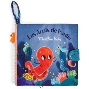 Livre bébé en tissu Moulin Roty - Les Aventures De Paulie - Contrastes de matières Livre bébé en tissu Moulin Roty - Les Aventures De Paulie - Contrastes de matières