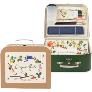 Moulin Roty - Kit d'Art pour Enfants avec Aquarelles et Carnet - Publicité Moulin Roty - Kit d'Art pour Enfants avec Aquarelles et Carnet - Publicité