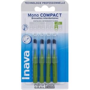 Brossettes Interdentaires Mono Compact Inava - Vert, ISO6 2,2mm - Type de produit - Publicité Brossettes Interdentaires Mono Compact Inava - Vert, ISO6 2,2mm - Type de produit - Publicité