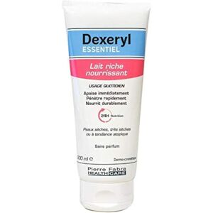 Pierre Fabre Health Care Dexeryl Essentiel Lait Riche Nourrissant - Lotion Soin Peau Très Sèche et Atopique - Publicité Pierre Fabre Health Care Dexeryl Essentiel Lait Riche Nourrissant - Lotion Soin Peau Très Sèche et Atopique - Publicité