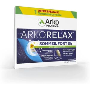 Arkopharma Arkorelax Support Sommeil 8H - Complément Alimentaire - Publicité Arkopharma Arkorelax Support Sommeil 8H - Complément Alimentaire - Publicité
