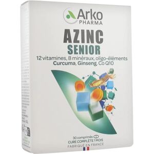 Arkopharma Azinc Senior 30 Comprimés - Complément pour Seniors - Publicité Arkopharma Azinc Senior 30 Comprimés - Complément pour Seniors - Publicité