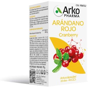 Cápsulas de Cranberry Arkopharma - Apoio ao sistema urinário Cápsulas de Cranberry Arkopharma - Apoio ao sistema urinário