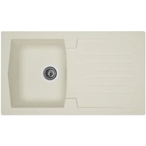 Évier Stradour avec un bassin et égouttoir - Réversible - Encastré - Publicité Évier Stradour avec un bassin et égouttoir - Réversible - Encastré - Publicité