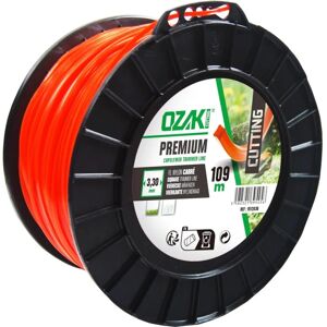 Fil nylon carré OZAKI - 109m, Ø3,30mm - Fil - Publicité Fil nylon carré OZAKI - 109m, Ø3,30mm - Fil - Publicité