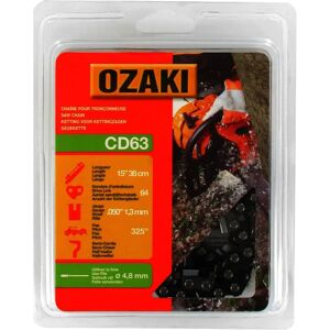 Chaîne de tronçonneuse Ozaki CD36 3/8 LP .043 - Publicité Chaîne de tronçonneuse Ozaki CD36 3/8 LP .043 - Publicité