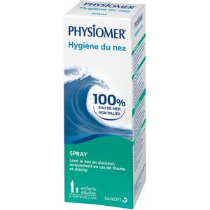 Physiomer Sanofi Spray Nasal 135ml - Spray nasal d'eau de mer stérile - Publicité Physiomer Sanofi Spray Nasal 135ml - Spray nasal d'eau de mer stérile - Publicité