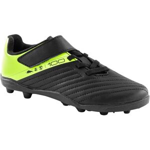 Botas de fútbol infantiles Kipsta Agility 100 - Negro/Amarillo Botas de fútbol infantiles Kipsta Agility 100 - Negro/Amarillo