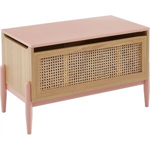 OLLEZY Hellrosa Rattan Cane Aufbewahrungskasten - Aufbewahrungskiste OLLEZY Hellrosa Rattan Cane Aufbewahrungskasten - Aufbewahrungskiste