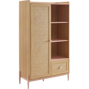 OLLEZY PABLO Natürlicher Pink Rattanspeicher für Kinder OLLEZY PABLO Natürlicher Pink Rattanspeicher für Kinder