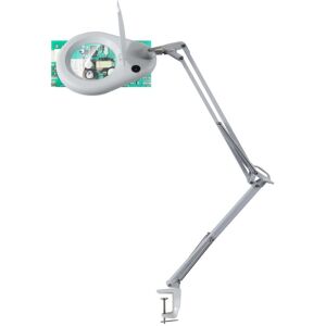 Unilux LED Tischlampe mit Lupe - Weiß Unilux LED Tischlampe mit Lupe - Weiß