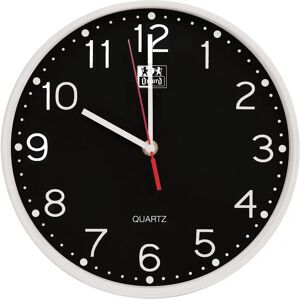 Cicha Zegar Ścienny Oxford - 25cm Czarny Cicha Zegar Ścienny Oxford - 25cm Czarny