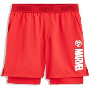 Celio Iron Man Șorturi sportive roșii - Suport pentru purtare activă Celio Iron Man Șorturi sportive roșii - Suport pentru purtare activă