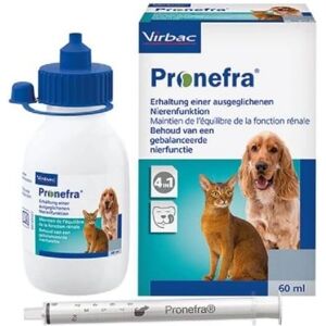 Virbac Pronefra 60 ml - Nyrestøtte for kjæledyr Virbac Pronefra 60 ml - Nyrestøtte for kjæledyr