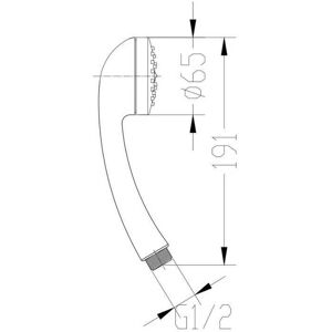 Garis H03-DCHTMJ Duschkopf - Shower Head Garis H03-DCHTMJ Duschkopf - Shower Head