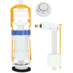 GARIS W03-4500G - Mécanisme de chasse d'eau WC interchangeables, Chromé - Publicité GARIS W03-4500G - Mécanisme de chasse d'eau WC interchangeables, Chromé - Publicité