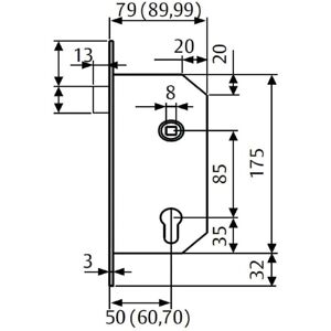 Serrure Tesa 4039 GHE - Cylindre Européen, Finition Noire, Carré 8mm - Pour Portes en Bois - Publicité Serrure Tesa 4039 GHE - Cylindre Européen, Finition Noire, Carré 8mm - Pour Portes en Bois - Publicité