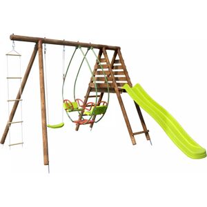 Soulet 504508 Équipement de Jeu - Structure en bois durable pour enfants - Publicité Soulet 504508 Équipement de Jeu - Structure en bois durable pour enfants - Publicité
