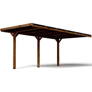 Carport mural en bois Victor de Cerland - 3x5m - Publicité Carport mural en bois Victor de Cerland - 3x5m - Publicité