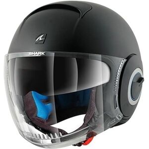 Casco Nano Jet Shark - Leggero, Nero, Visiera UV380 Casco Nano Jet Shark - Leggero, Nero, Visiera UV380