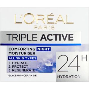 L'Oréal Paris Triple Active Night Moisturiser - Night Cream for All Skin Types L'Oréal Paris Triple Active Night Moisturiser - Night Cream for All Skin Types