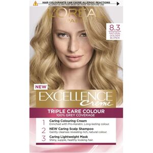 L'Oreal Paris Excellence Creme 8.3 Natural Golden Blonde - Hair Dye L'Oreal Paris Excellence Creme 8.3 Natural Golden Blonde - Hair Dye