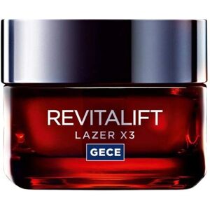 L'Oréal Paris Revitalift Laser X3 Crème de Nuit - Anti-Âge, Acide Hyaluronique - Publicité L'Oréal Paris Revitalift Laser X3 Crème de Nuit - Anti-Âge, Acide Hyaluronique - Publicité
