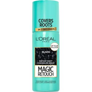 L'Oreal Paris Unisex Magic Retouch Root Concealer Spray Black - Hair Spray L'Oreal Paris Unisex Magic Retouch Root Concealer Spray Black - Hair Spray
