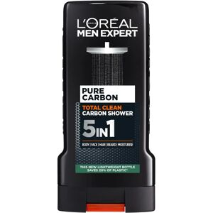 L'Oréal Men Expert Total Clean 5-in-1 Shower Gel - Face, Body, Hair, Shave, Moisturise L'Oréal Men Expert Total Clean 5-in-1 Shower Gel - Face, Body, Hair, Shave, Moisturise
