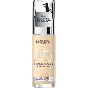 L'Oreal Paris True Match Porcelain Foundation - Skin Tone Match, SPF 17 L'Oreal Paris True Match Porcelain Foundation - Skin Tone Match, SPF 17