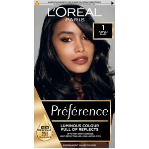 L’Oréal Paris Preference Permanent Hair Colour Black L’Oréal Paris Preference Permanent Hair Colour Black