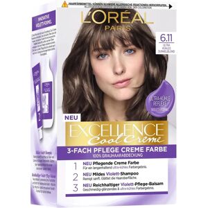 L'Oréal Paris Blond foncé Cool Coloration Excellence Creme - Coloration des cheveux - Publicité L'Oréal Paris Blond foncé Cool Coloration Excellence Creme - Coloration des cheveux - Publicité