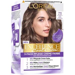 L’Oréal Paris Mittelblond Ultra Kalt Haarfarbe Excellence Creme L’Oréal Paris Mittelblond Ultra Kalt Haarfarbe Excellence Creme