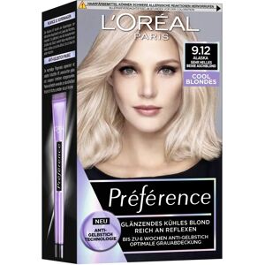 L'Oréal Paris Permanent Kall Blond Hårfärg - Färgeset med vårdande balsam L'Oréal Paris Permanent Kall Blond Hårfärg - Färgeset med vårdande balsam