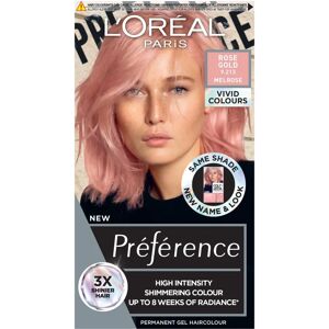 L'Oréal Paris Préférence Vivid Colours Rose Gold - Hiusten värjäys L'Oréal Paris Préférence Vivid Colours Rose Gold - Hiusten värjäys