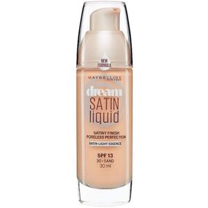 Maybelline Dream Satin Liquid Foundation - Hydrating, Radiant, Sand Maybelline Dream Satin Liquid Foundation - Hydrating, Radiant, Sand
