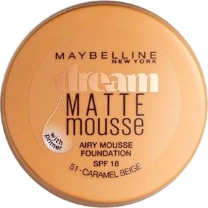 Maybelline Dream Matte Mousse Foundation - Caramel Beige - 51 - Foundation Maybelline Dream Matte Mousse Foundation - Caramel Beige - 51 - Foundation