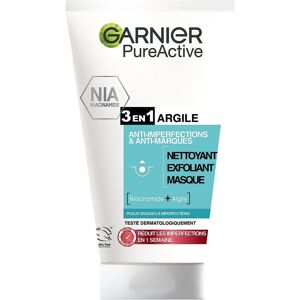 Garnier SkinActive Pure Active 3 en 1 Nettoyant à l’argile - Publicité Garnier SkinActive Pure Active 3 en 1 Nettoyant à l’argile - Publicité