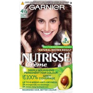 Garnier Nutrisse Medium Dark Brown Hair Colour - Hair Colour Garnier Nutrisse Medium Dark Brown Hair Colour - Hair Colour