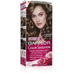 Garnier Color Sensation 5.0 - Castaño luminoso - Tinte para el cabello Garnier Color Sensation 5.0 - Castaño luminoso - Tinte para el cabello