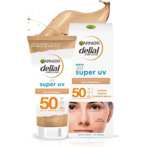 Crema solar Garnier Delial SPF 50 - Hidratante, Tinte Crema solar Garnier Delial SPF 50 - Hidratante, Tinte