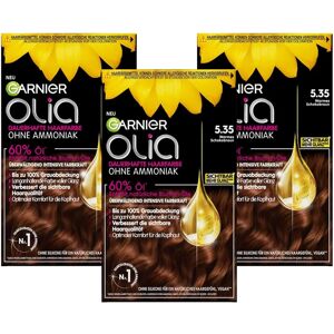 Garnier Olia Modell 5.35 Warme Schokoladenbraun - Haarfarbe Garnier Olia Modell 5.35 Warme Schokoladenbraun - Haarfarbe