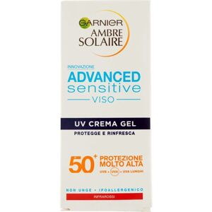 Garnier SPF50+ Sensitive Face Gel Cream - Sunscreen Garnier SPF50+ Sensitive Face Gel Cream - Sunscreen