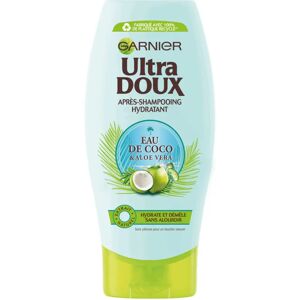 Après-shampoing hydratant eau de coco & aloe vera ultra doux de garnier - Publicité Après-shampoing hydratant eau de coco & aloe vera ultra doux de garnier - Publicité