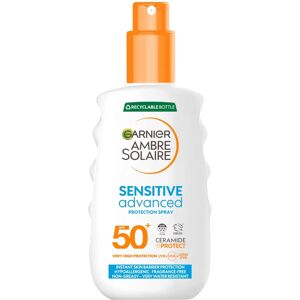 Garnier SPF 50+ Sensitive Sun Spray - Water-Resistant Garnier SPF 50+ Sensitive Sun Spray - Water-Resistant