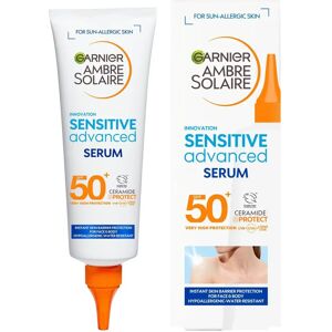 Garnier Ambre Solaire SPF 50+ Sensitive Advanced Ansikts- og Kropp Serum 125ml Garnier Ambre Solaire SPF 50+ Sensitive Advanced Ansikts- og Kropp Serum 125ml