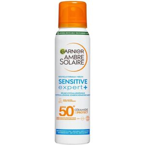 Garnier SPF50+ Brume Hypoallergénique - Spray Solaire - Publicité Garnier SPF50+ Brume Hypoallergénique - Spray Solaire - Publicité
