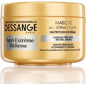 Masque Nutri-Extrême Richesse de Dessange - Soin nourrissant pour cheveux très secs - Publicité Masque Nutri-Extrême Richesse de Dessange - Soin nourrissant pour cheveux très secs - Publicité
